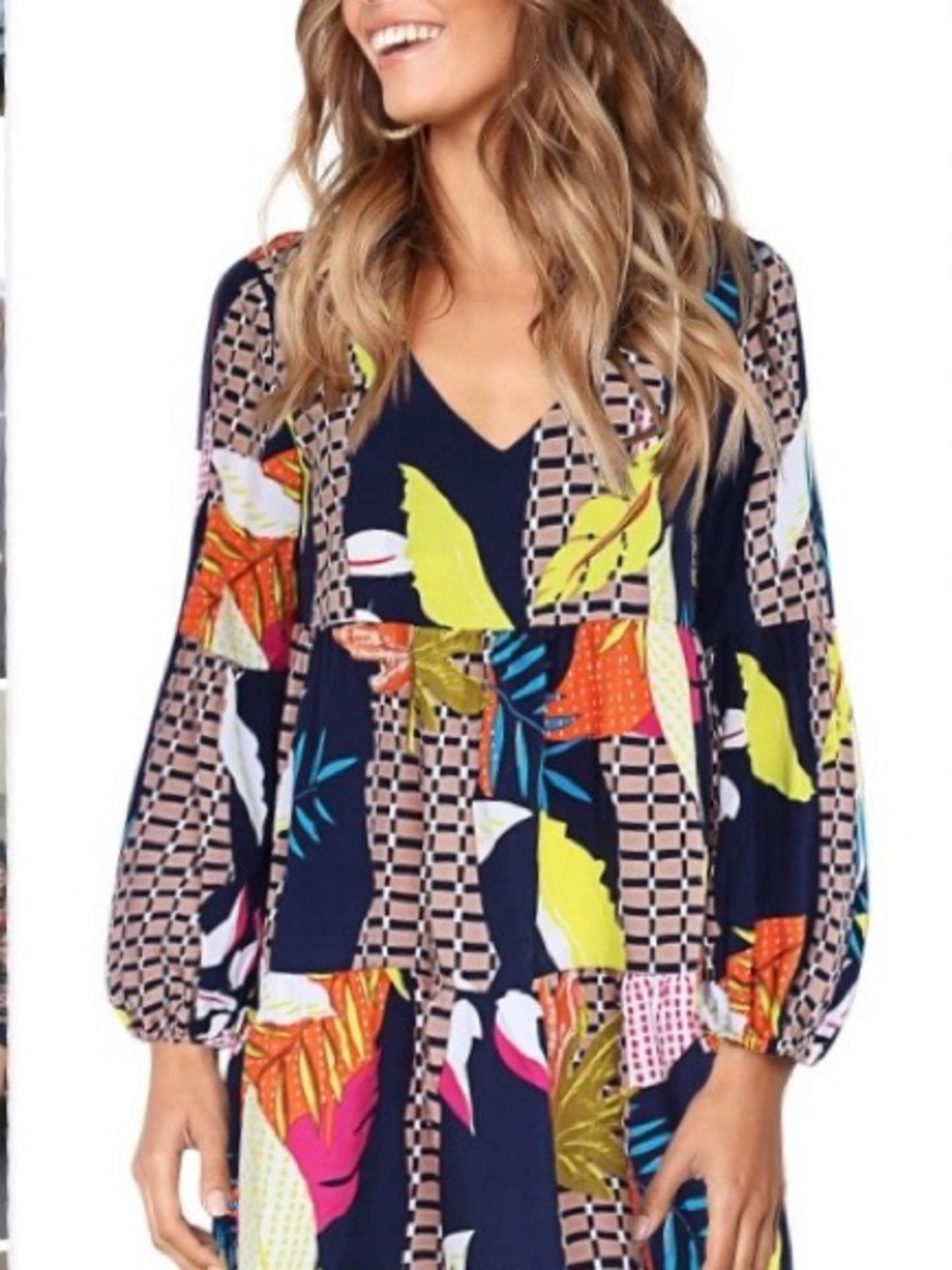 Geometric dress excellent condition size small - Picture 2 of 8